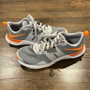 Nike Men's Renew Retaliation TR;  Men’s size 10.5 in Grey/Orange/White